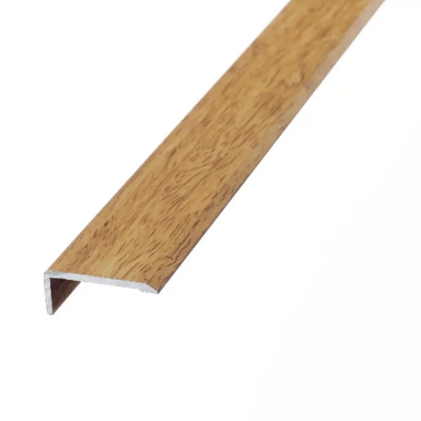 25mm L or Edge Nosing Door Bars Profile Edge Stick Down Strip For Wood & Tile Flooring