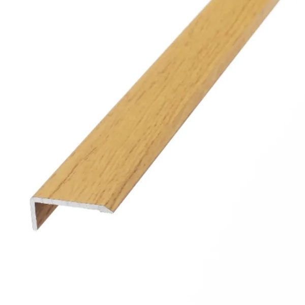 25mm L or Edge Nosing Door Bars Profile Edge Stick Down Strip For Wood & Tile Flooring