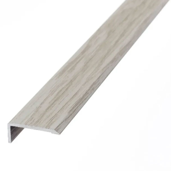 25mm L or Edge Nosing Door Bars Profile Edge Stick Down Strip For Wood & Tile Flooring