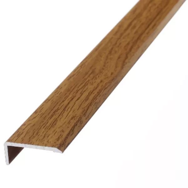 25mm L or Edge Nosing Door Bars Profile Edge Stick Down Strip For Wood & Tile Flooring