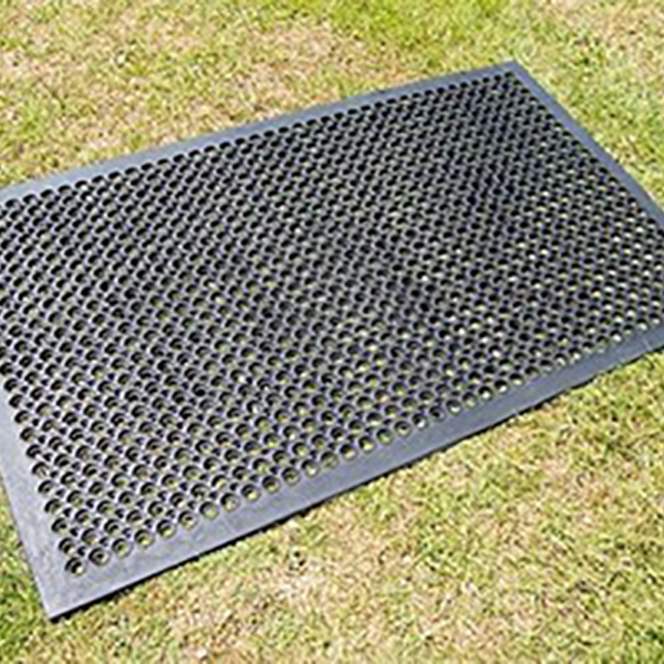 Large Outdoor Rubber Entrance Mats Anti Fatigue Drainage Door Mat Flooring