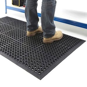 Large Outdoor Rubber Entrance Mats Anti Fatigue Drainage Door Mat Flooring