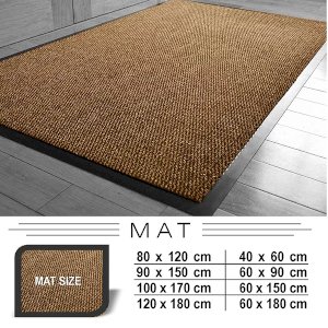 Heavy Duty Anti Slip Rubber Barrier Mat Rugs For Indoor & Outdoor Use