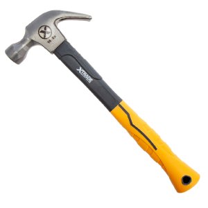 Lightweight XTrade Claw Hammer with Fibreglass Handle 16oz