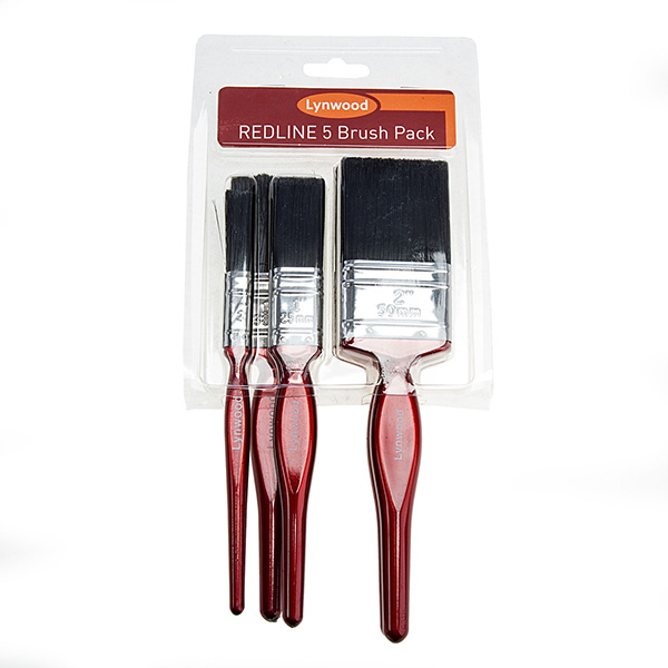 Lynwood Redline for General Use Paint Brush Set (Pack of 5)