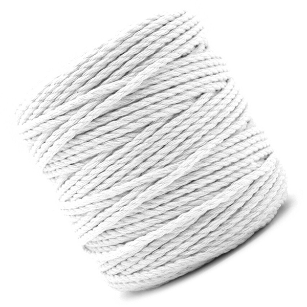 Premium 3 Strand Twisted Cotton Macrame Cord Rope Cotton Twine String