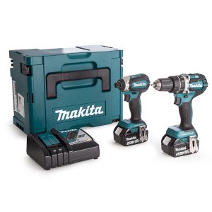 18V Brushless Combi Drill & Impact Driver Twin Pack (5.0Ah Batteries)