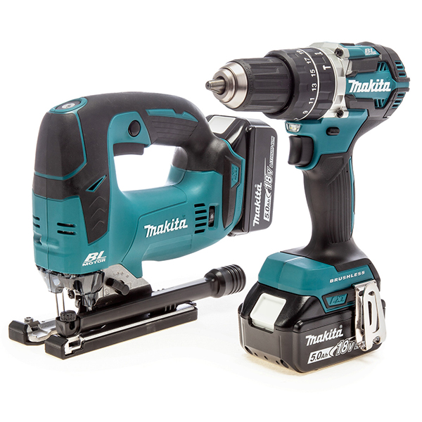 Ergonomic Soft Grip Handle Makita LXT Brushless Combo Kit in MakPac Case