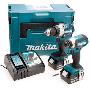 Makita Combi Drill & Impact Light Brushless Driver Twin Pack