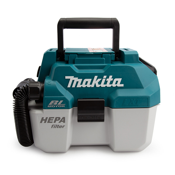 Makita 18V LXT Brushless Vacuum Cleaner with Flexible Hose & On-Tool Storage