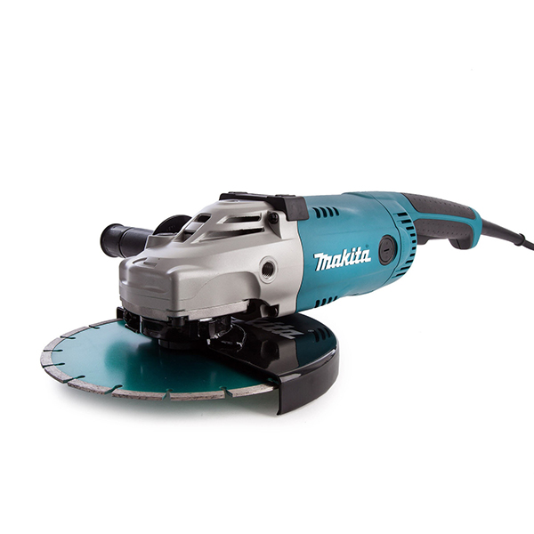 Makita Heat Resistance Angle Grinder with Kit Box & Diamond Blade (110V)