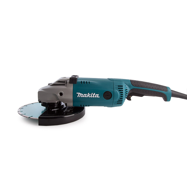 Makita Heat Resistance Angle Grinder with Kit Box & Diamond Blade (110V)