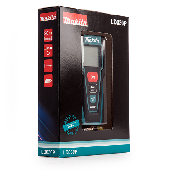 Makita Pocket-Sized Laser Measure Accurate Indoor Measuring up to 30 Metres with Versatile Modes