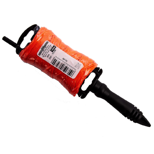 Heat-Set High-Visibility Orange Line with Plastic Winder for Stable and Durable Layouts