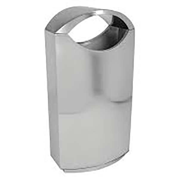 High Quality Metal Outdoor Silver Bin