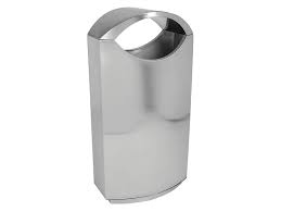 High Quality Metal Outdoor Silver Bin