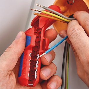 Multi-Component Design Knipex Ergo Strip L Universal Stripping Tool (Left Handed)