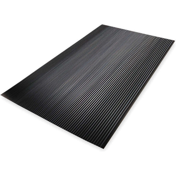 Multi-Use Slip Resistant Rubber Interflex Matting with Fine Grooves