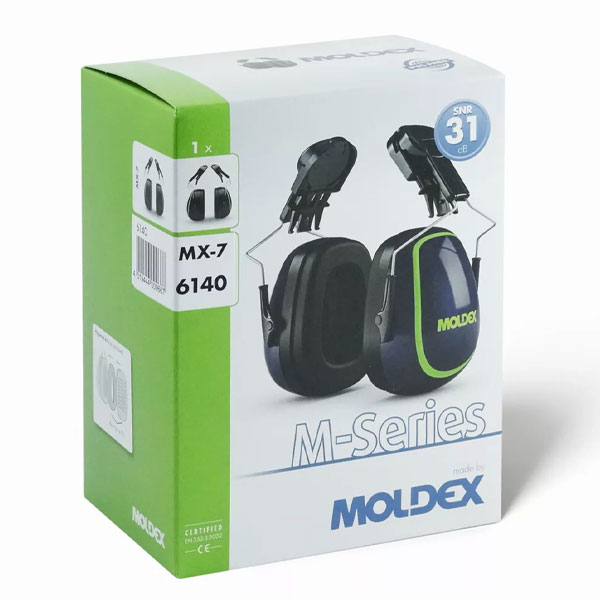 MX-7 Moldex Helmet Mounted Earmuffs 