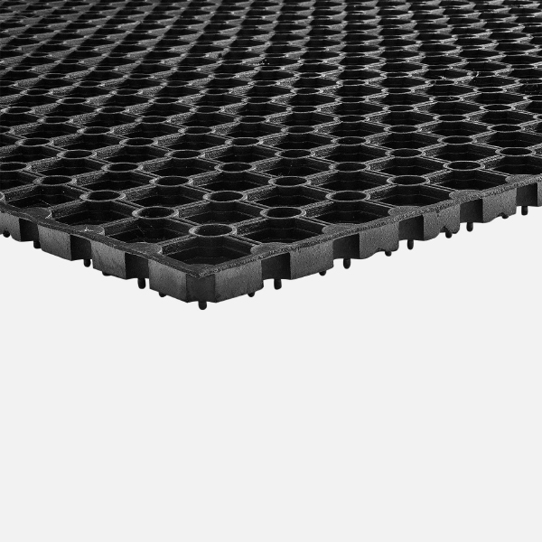 Natural Rubber Anti-Slip Cellular Structure Matting For Outdoor Use