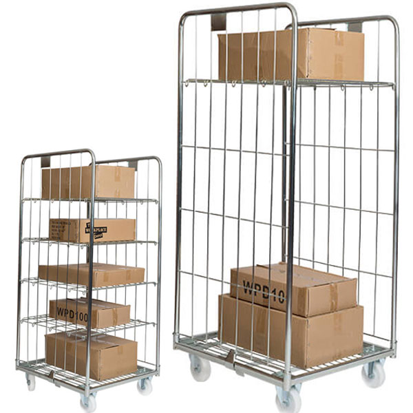 Nestable 2 Sided Cage Trolley - Modular Container