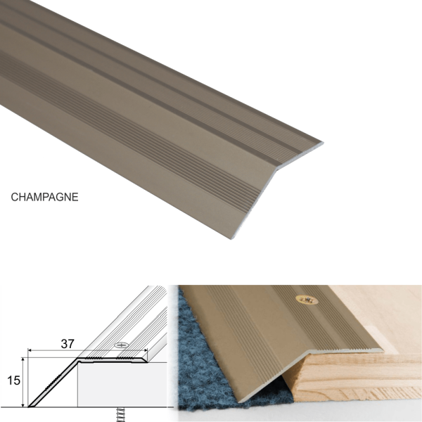 Door Floor Trim Carpet Thresholds Ramp Non Slip Aluminium