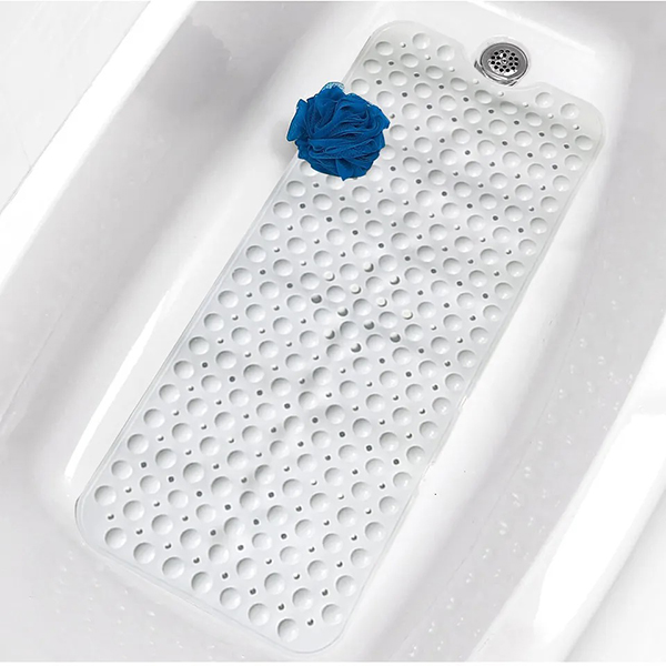 Anti Mold Extra Large Non Slip Rubber Strong Bubble Suction Bathroom Shower Mat 