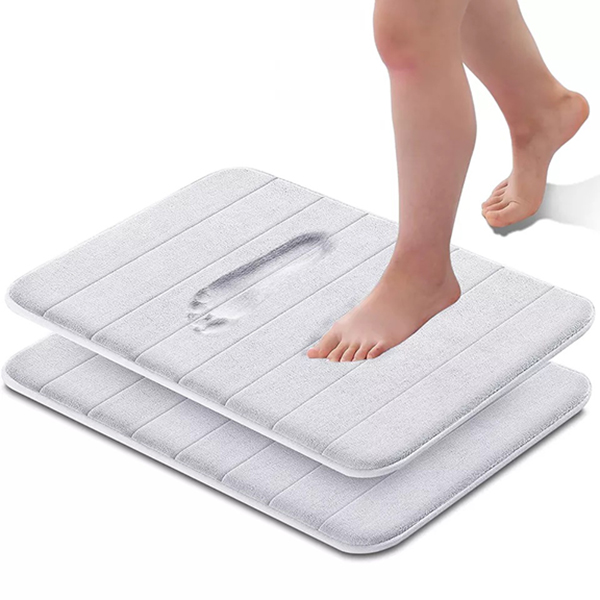 Ultra Soft Extra Water Absorbent Non Slip Memory Foam Bathroom Mats