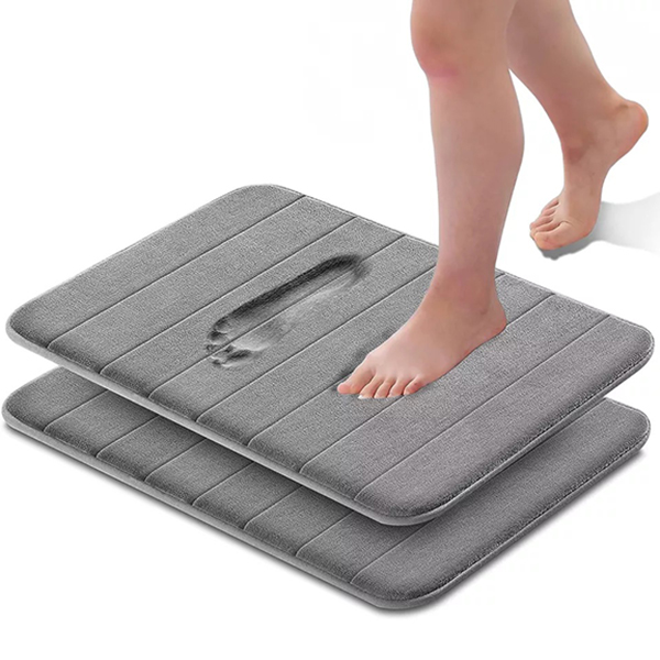 Ultra Soft Extra Water Absorbent Non Slip Memory Foam Bathroom Mats