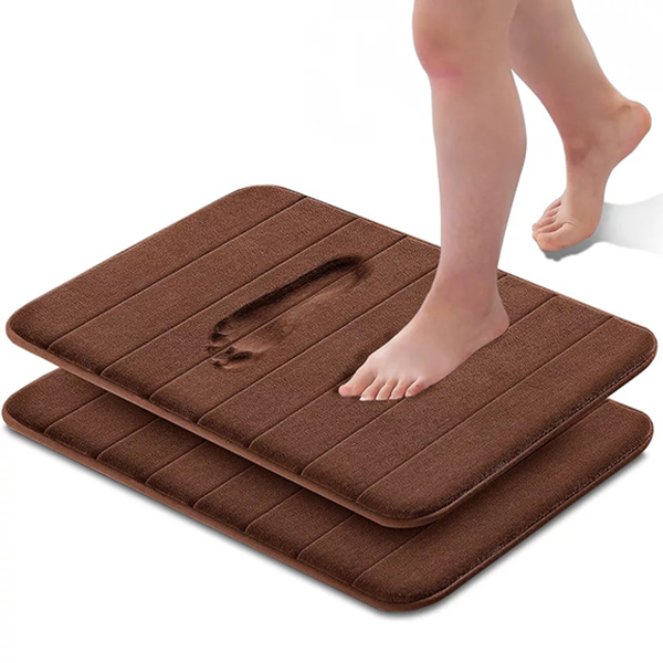 Ultra Soft Extra Water Absorbent Non Slip Memory Foam Bathroom Mats