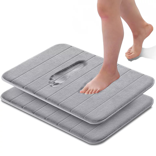 Ultra Soft Extra Water Absorbent Non Slip Memory Foam Bathroom Mats