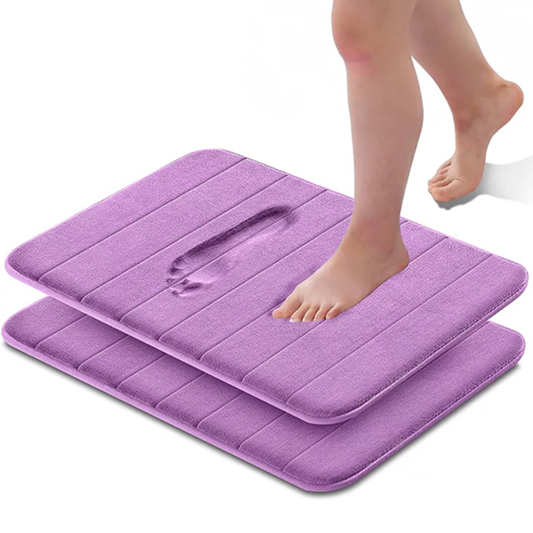 Ultra Soft Extra Water Absorbent Non Slip Memory Foam Bathroom Mats