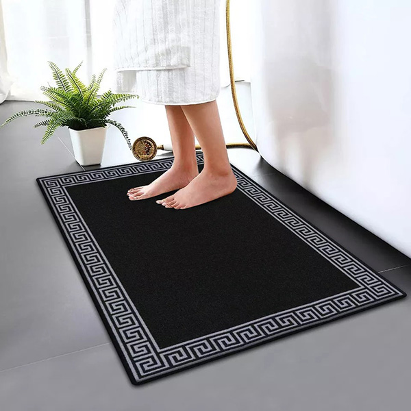 Anti Slip Water Absorbent Toilet Pedestal Mats-Modern Soft & Reliable Bathroom Rug