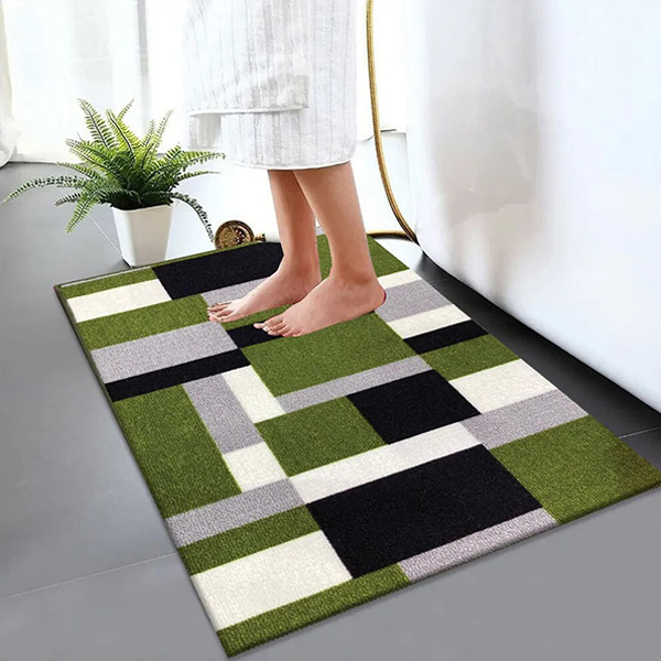 Anti Slip Water Absorbent Toilet Pedestal Mats-Modern Soft & Reliable Bathroom Rug