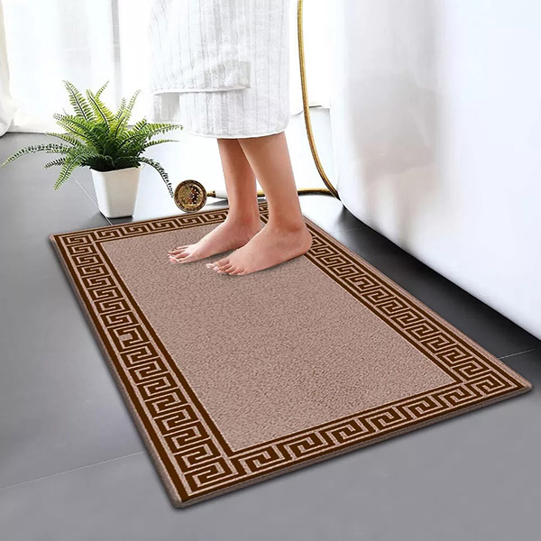 Anti Slip Water Absorbent Toilet Pedestal Mats-Modern Soft & Reliable Bathroom Rug