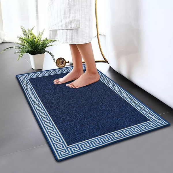 Anti Slip Water Absorbent Toilet Pedestal Mats-Modern Soft & Reliable Bathroom Rug