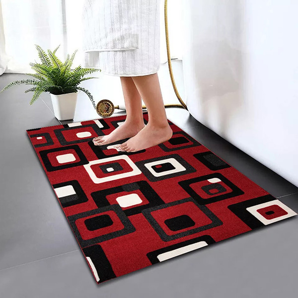 Anti Slip Water Absorbent Toilet Pedestal Mats-Modern Soft & Reliable Bathroom Rug