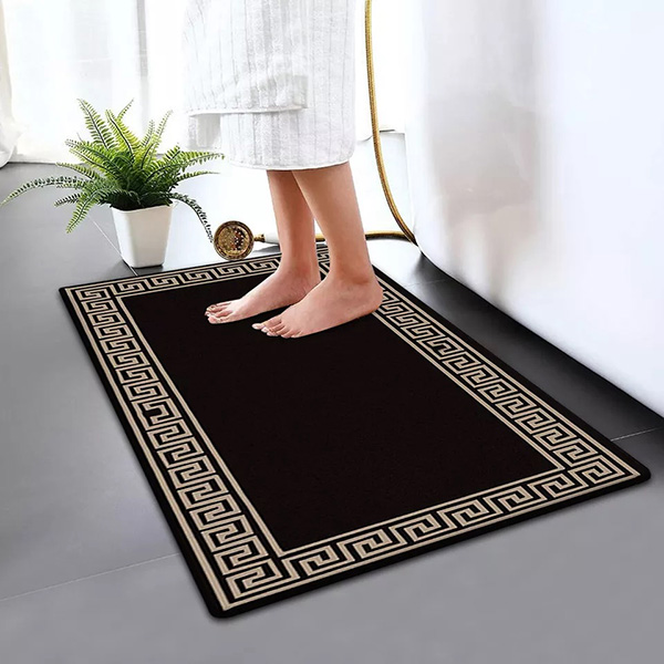 Anti Slip Water Absorbent Toilet Pedestal Mats-Modern Soft & Reliable Bathroom Rug