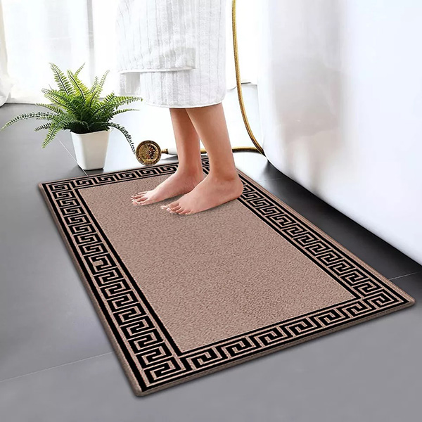 Anti Slip Water Absorbent Toilet Pedestal Mats-Modern Soft & Reliable Bathroom Rug