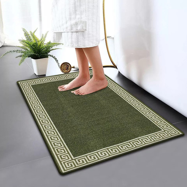 Anti Slip Water Absorbent Toilet Pedestal Mats-Modern Soft & Reliable Bathroom Rug