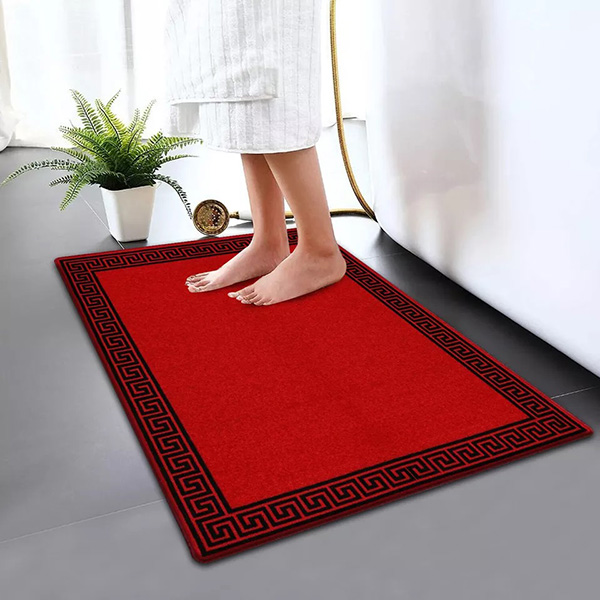 Anti Slip Water Absorbent Toilet Pedestal Mats-Modern Soft & Reliable Bathroom Rug