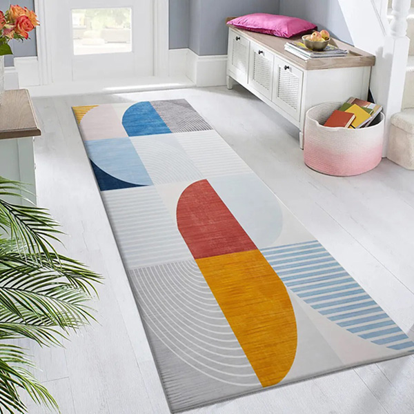 Non Slip Hallway Runner Washable Rugs Kitchen Carpet Crystal Floor Mats