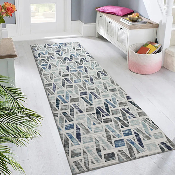 Non Slip Hallway Runner Washable Rugs Kitchen Carpet Crystal Floor Mats