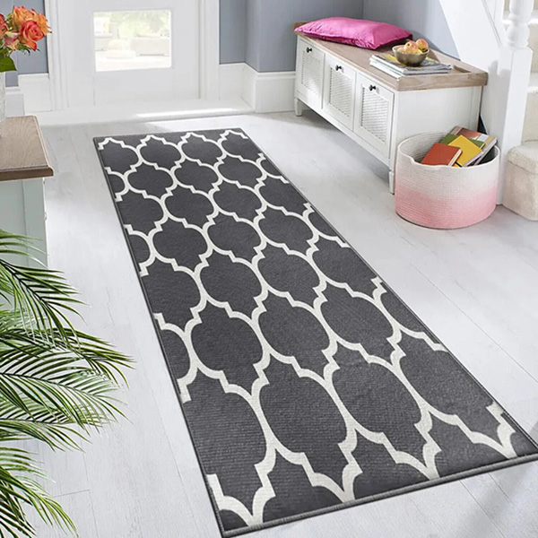 Non Slip Hallway Runner Washable Rugs Kitchen Carpet Crystal Floor Mats