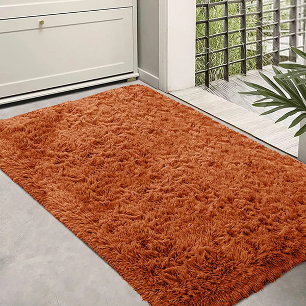 Anti Slip Fluffy Large Indoor Entrance Mat Dirt Trapper Washable Barrier Rug 