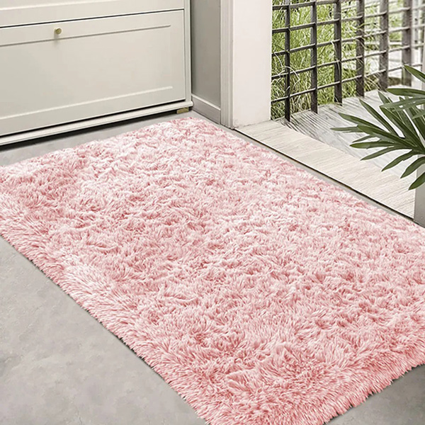 Anti Slip Fluffy Large Indoor Entrance Mat Dirt Trapper Washable Barrier Rug 