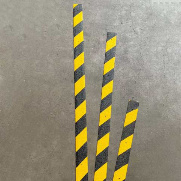 Non Slip GRP Hazard Strips for Slippery Decking and Ramps with Free Screws