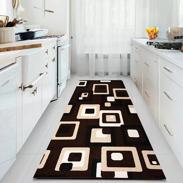 Anti Slip Water Absorbent Long Hallway Kitchen Carpet Rugs Machine Washable Door Mats