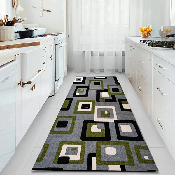 Anti Slip Water Absorbent Long Hallway Kitchen Carpet Rugs Machine Washable Door Mats