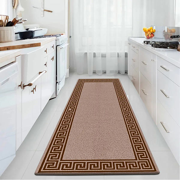 Anti Slip Water Absorbent Long Hallway Kitchen Carpet Rugs Machine Washable Door Mats